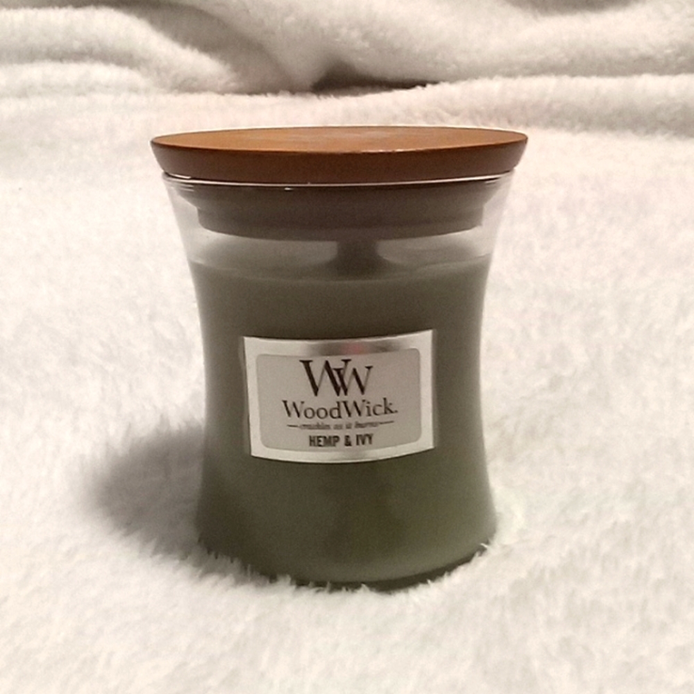 Hemp & Ivy Woodwick Mini 3oz Candle New